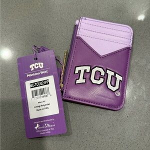 Texas Christian University card wallet